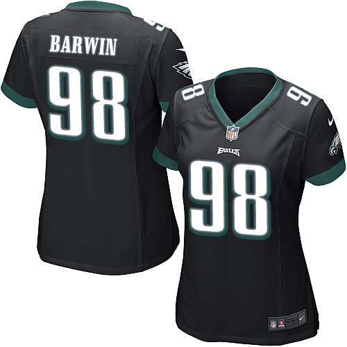 Women's Limited Connor Barwin Nike Jersey Black Alternate - #98 NFL Philadelphia Eagles